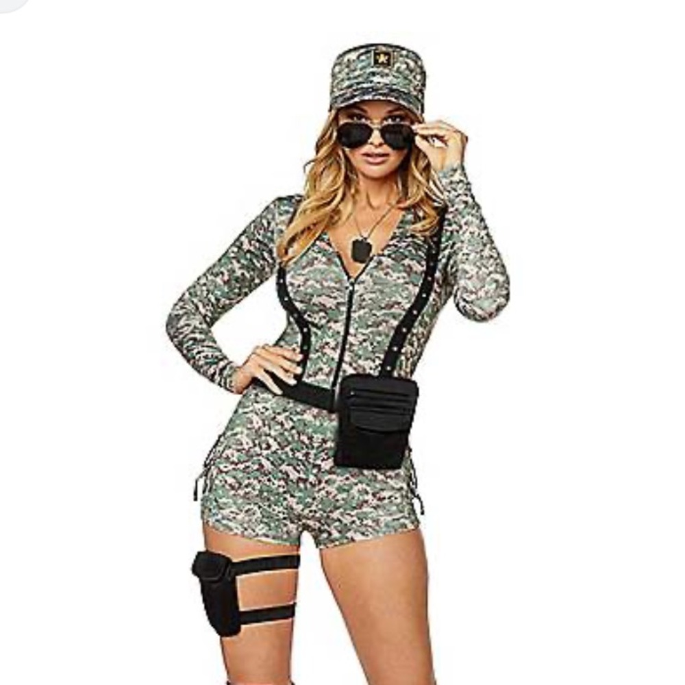 Army Camo Girl Costume- Women’s